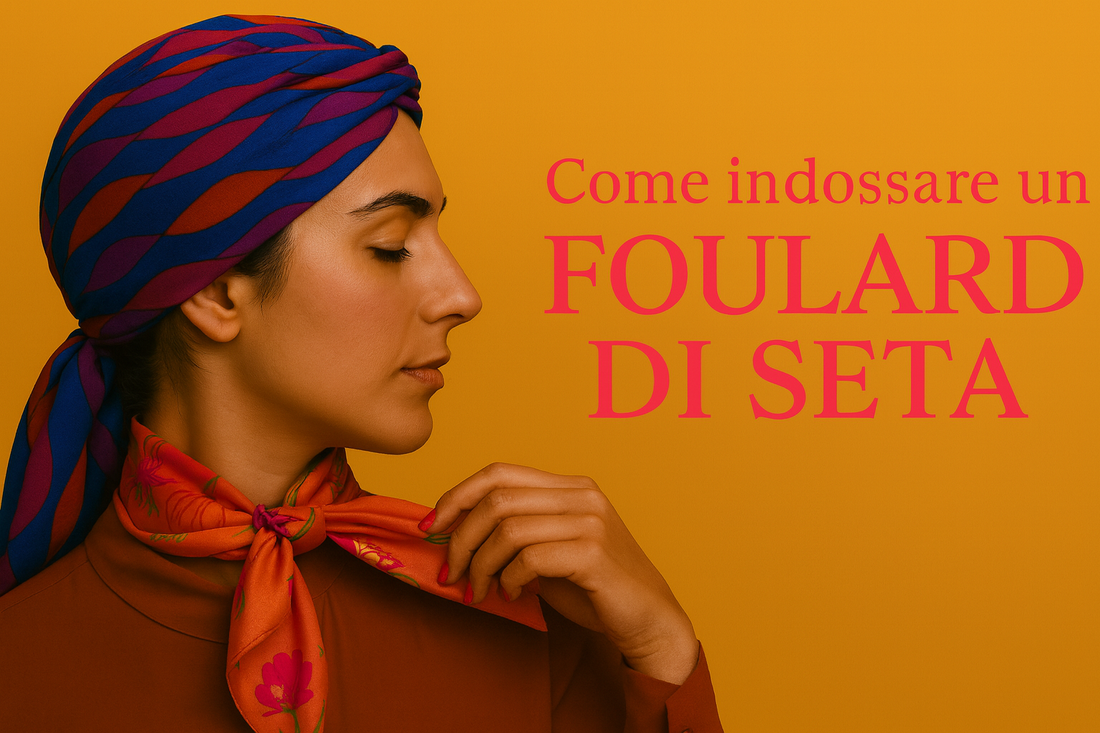 Come Indossare un Foulard di Seta: Idee Eleganti e Creative per Ogni Occasione