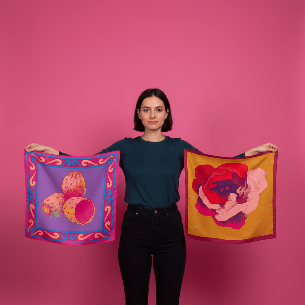 come riconoscere un foulard di seta