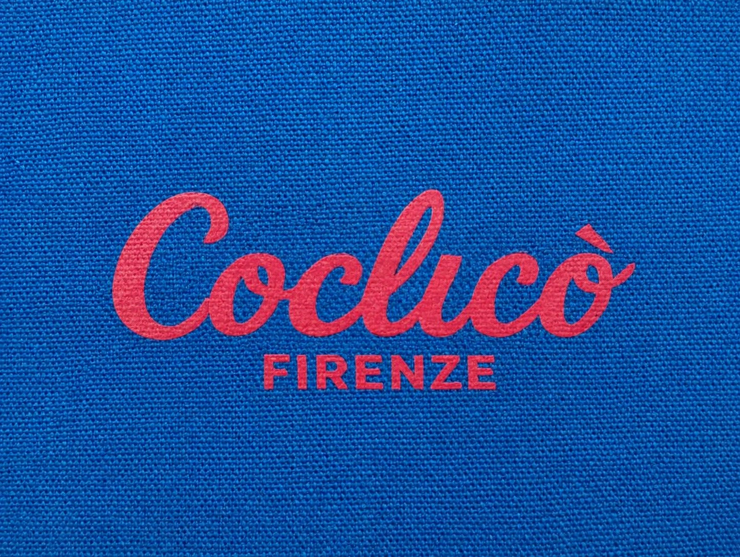 Borsa in Cotone Riciclato Blu Reale - "Berenice"